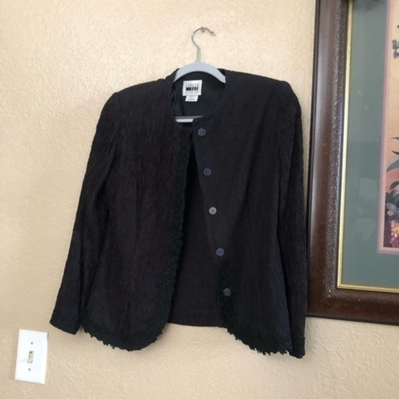 Vintage Jackets & Blazers - Vintage Leslie Fay Padded Blazer Size 4 P